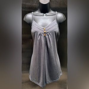 Grey Unbranded Long Top Size Small